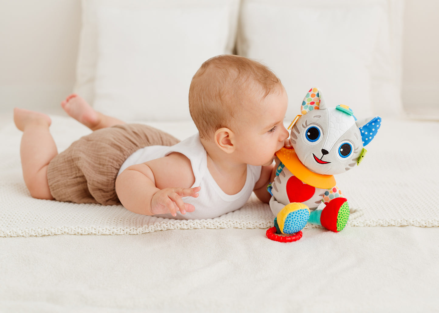 Balibazoo - Cat Luka - Sensory Toy & Teether