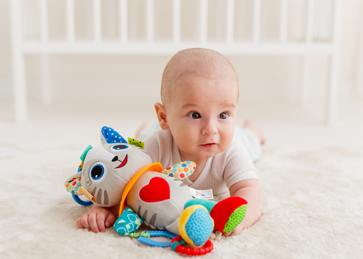 Balibazoo - Cat Luka - Sensory Toy & Teether