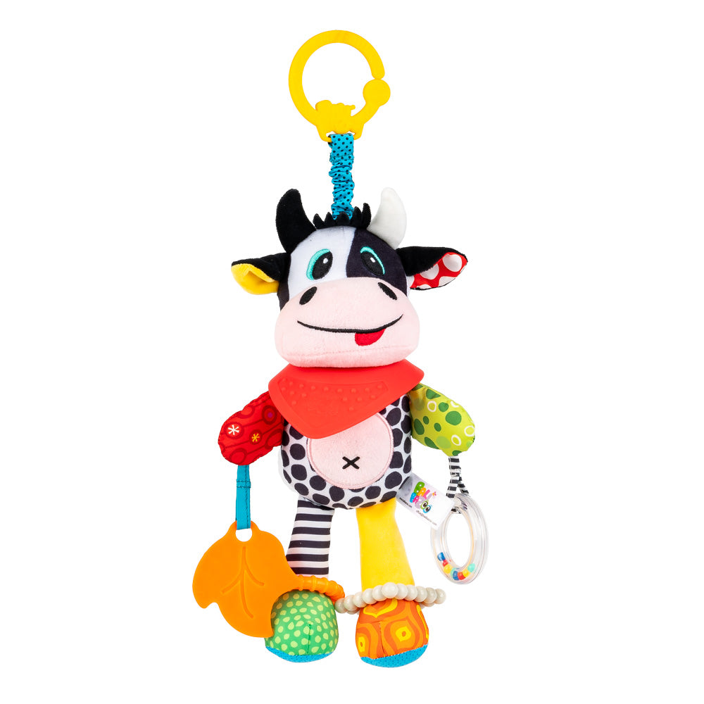 Balibazoo Clara The Cow Plush Baby Toy – Soft Sensory Toy