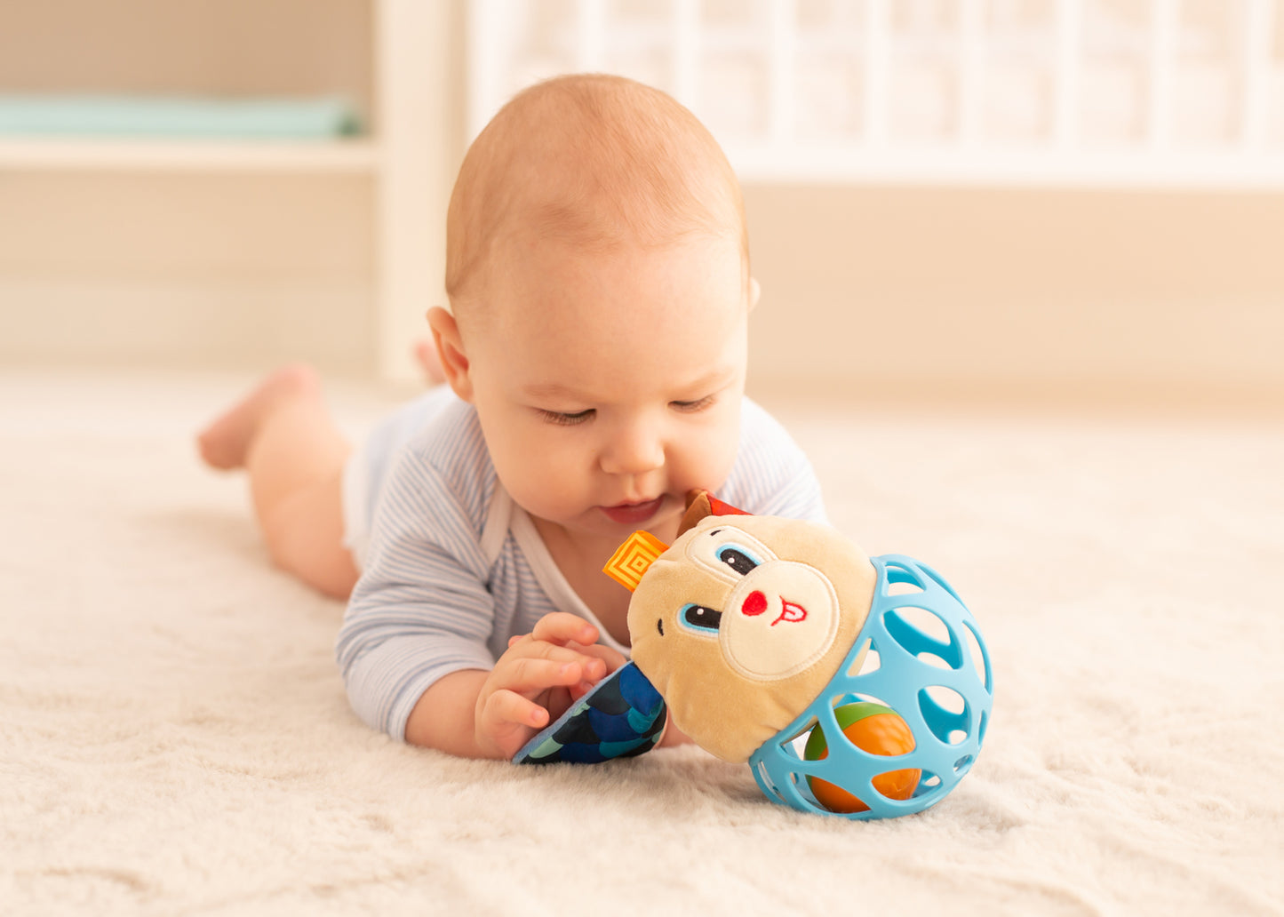 Balibazoo - Dog Rattle - Sensory Ball Toy