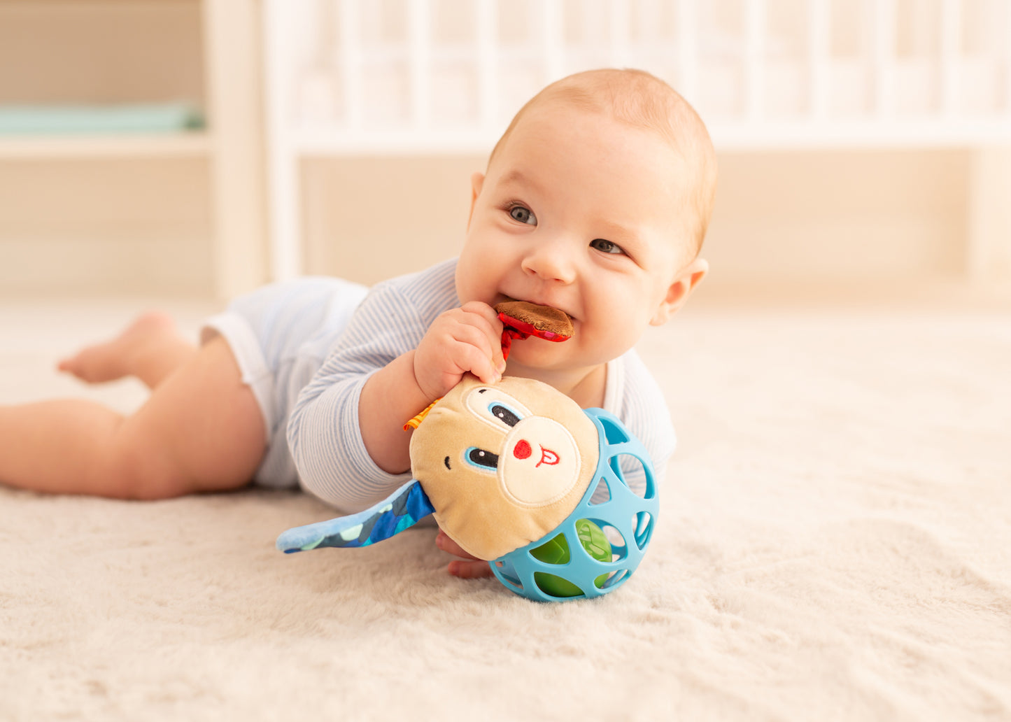 Balibazoo - Dog Rattle - Sensory Ball Toy