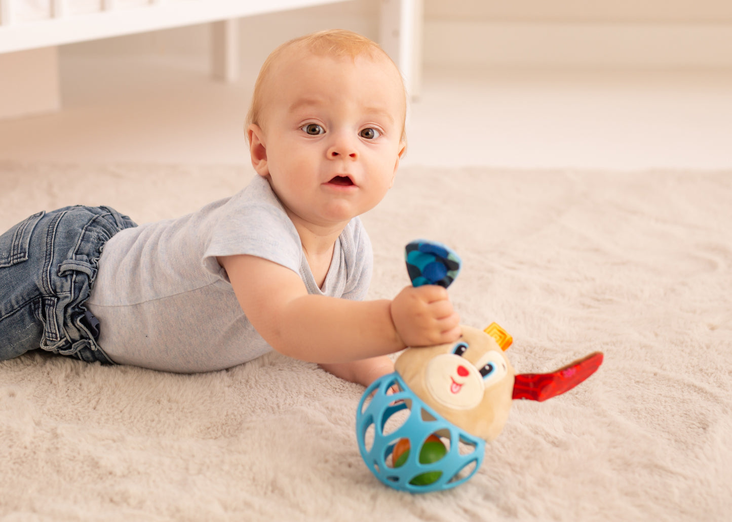 Balibazoo - Dog Rattle - Sensory Ball Toy