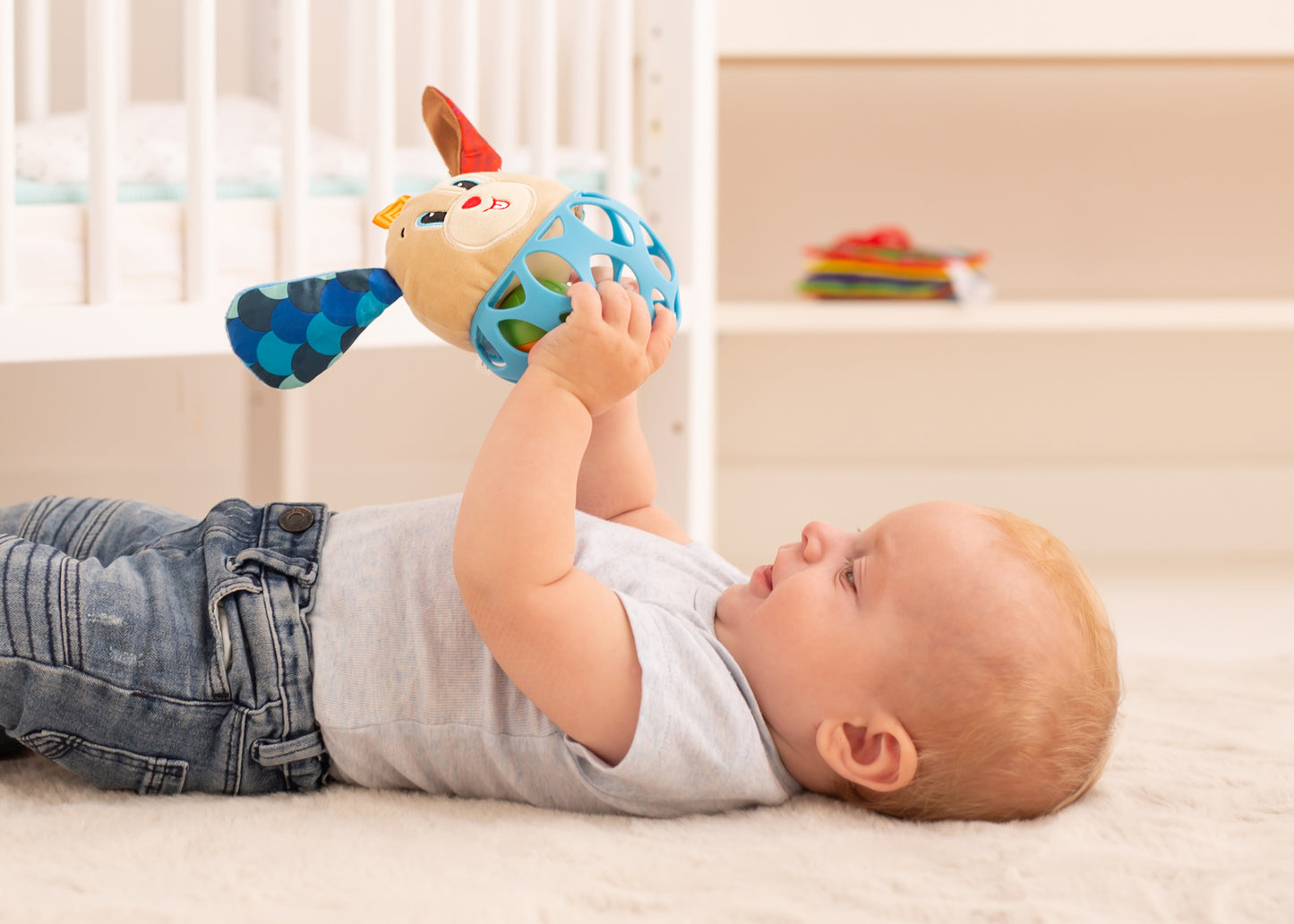 Balibazoo - Dog Rattle - Sensory Ball Toy