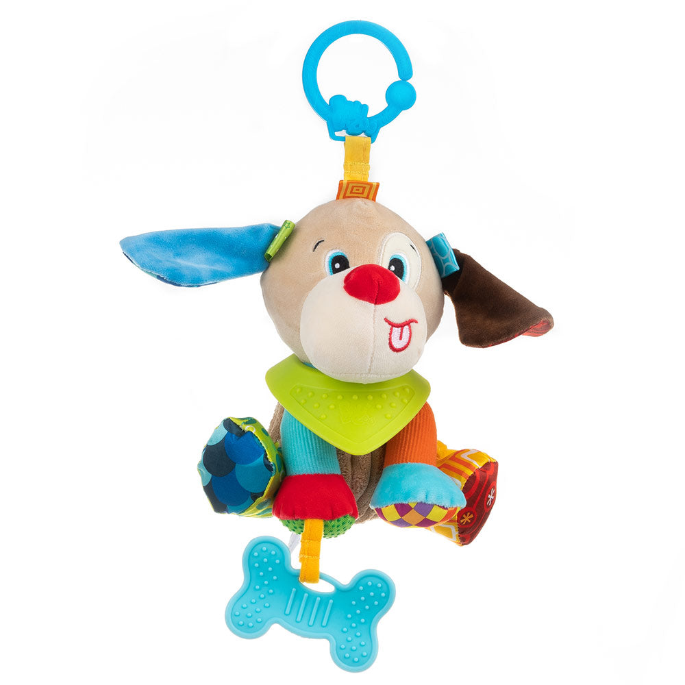 Balibazoo - Puppy Paul - Interactive Plush Dog with Teether and Sensory Features