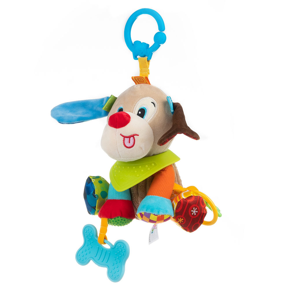 Balibazoo - Puppy Paul - Interactive Plush Dog with Teether and Sensory Features