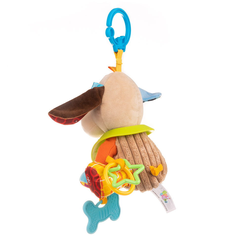 Balibazoo - Puppy Paul - Interactive Plush Dog with Teether and Sensory Features