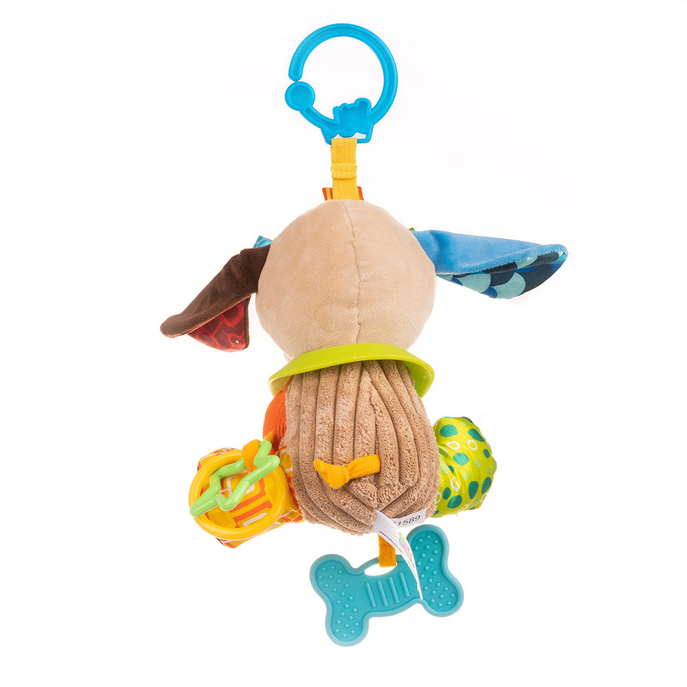 Balibazoo - Puppy Paul - Interactive Plush Dog with Teether and Sensory Features