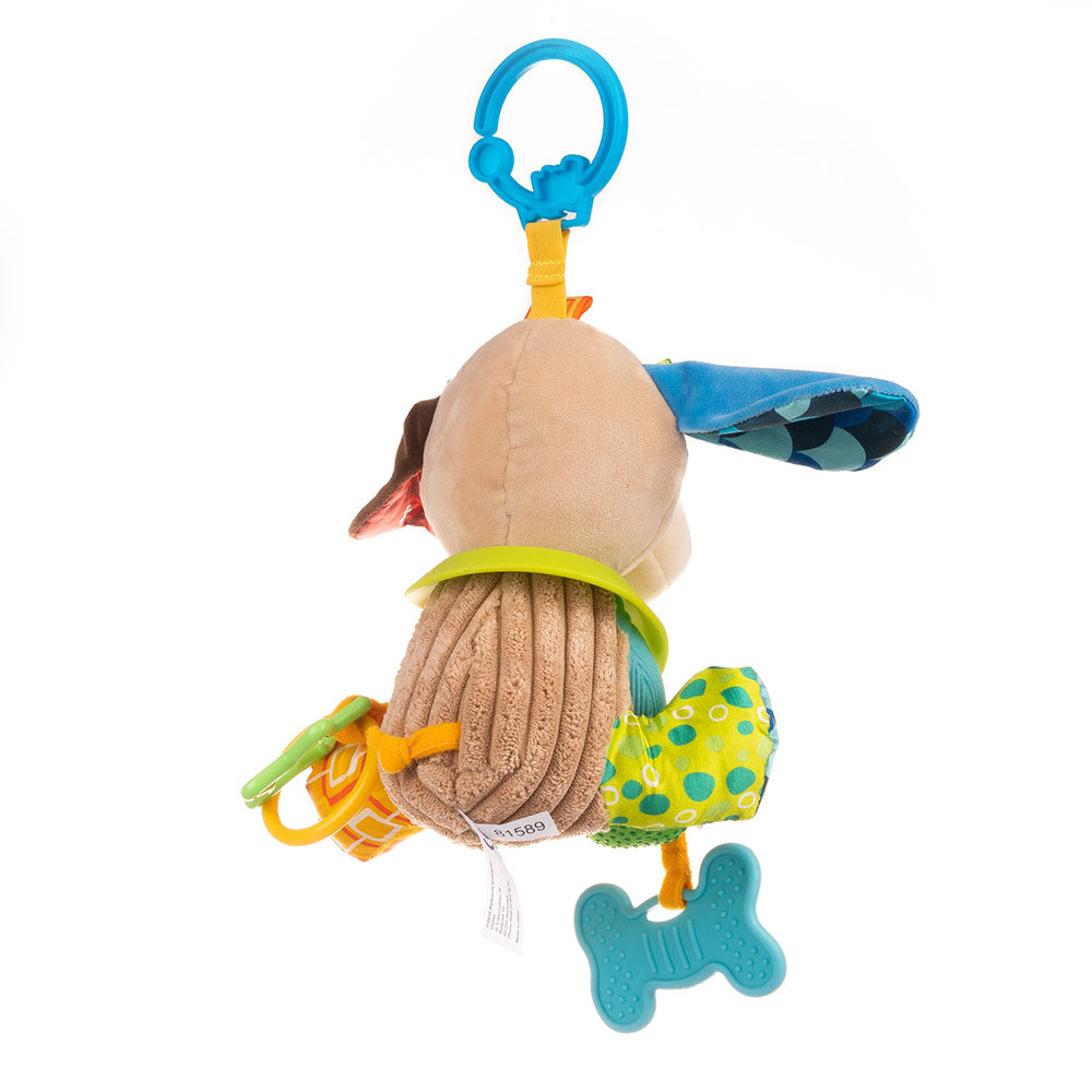 Balibazoo - Puppy Paul - Interactive Plush Dog with Teether and Sensory Features