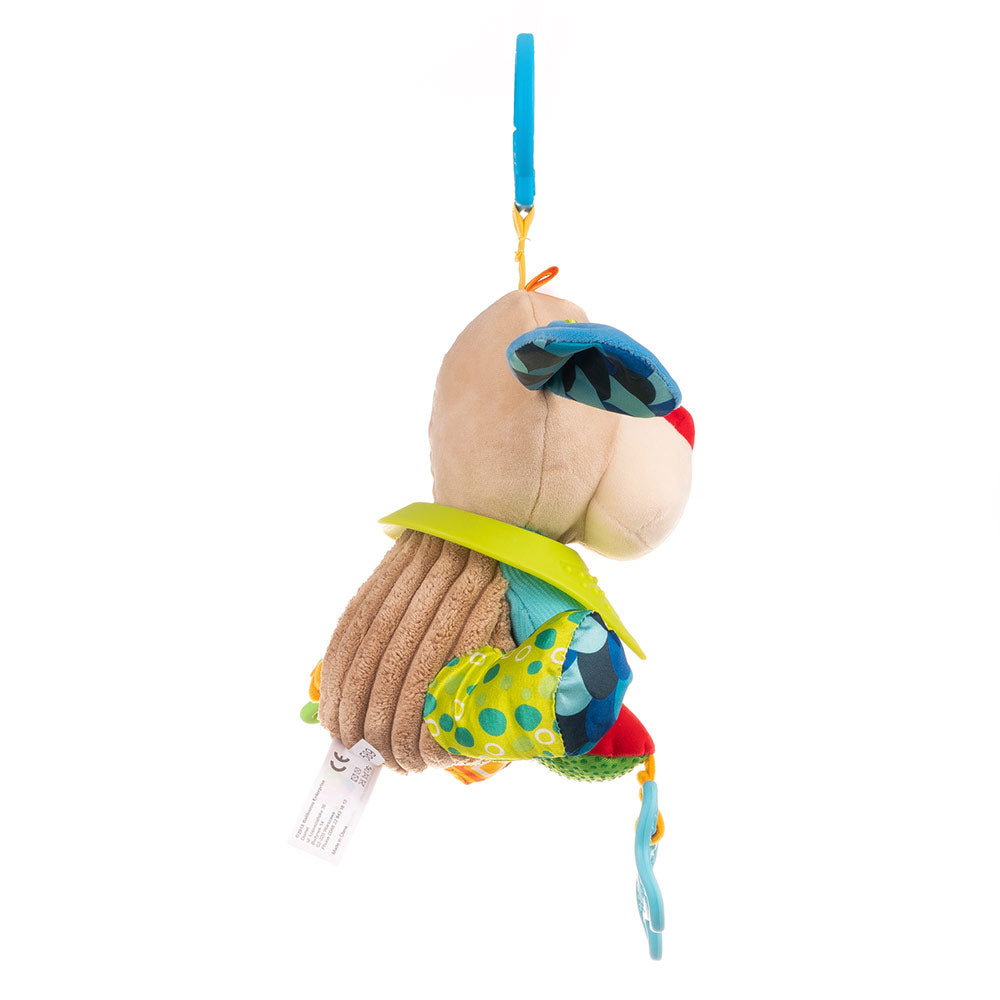 Balibazoo - Puppy Paul - Interactive Plush Dog with Teether and Sensory Features