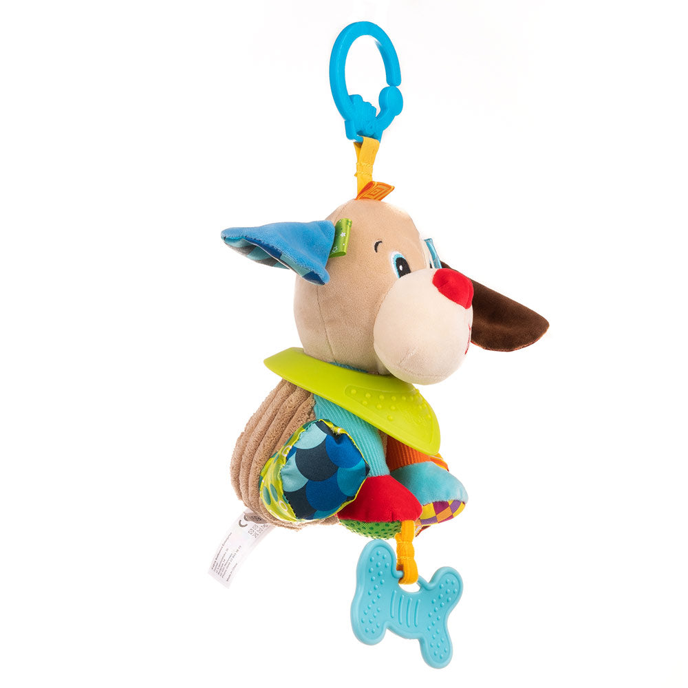 Balibazoo - Puppy Paul - Interactive Plush Dog with Teether and Sensory Features
