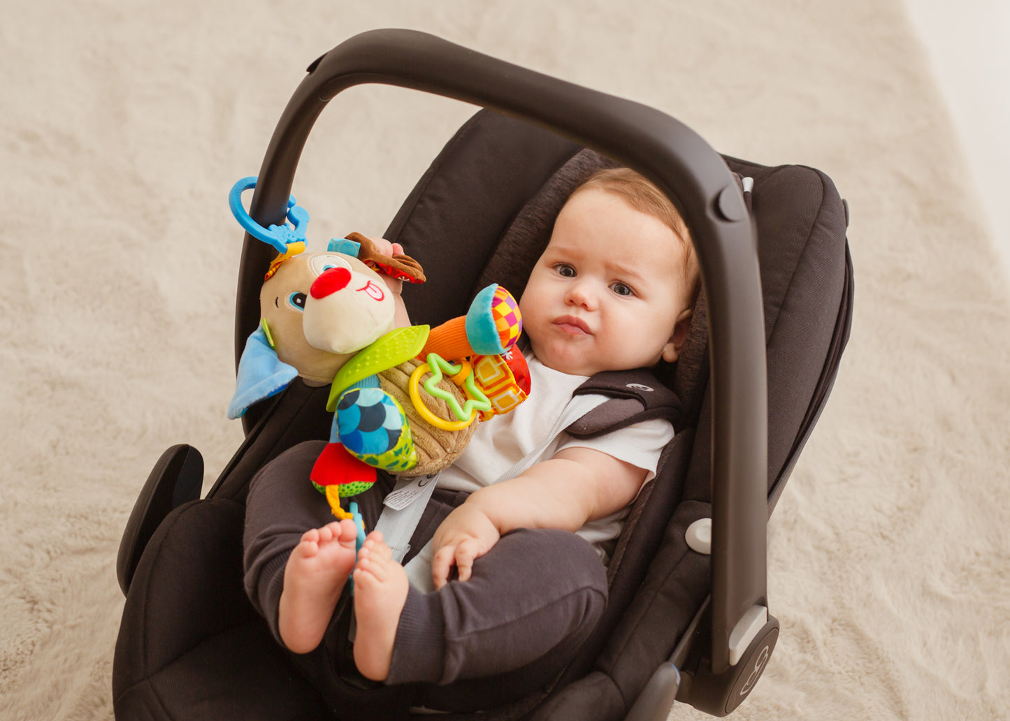 Balibazoo - Puppy Paul - Interactive Plush Dog with Teether and Sensory Features