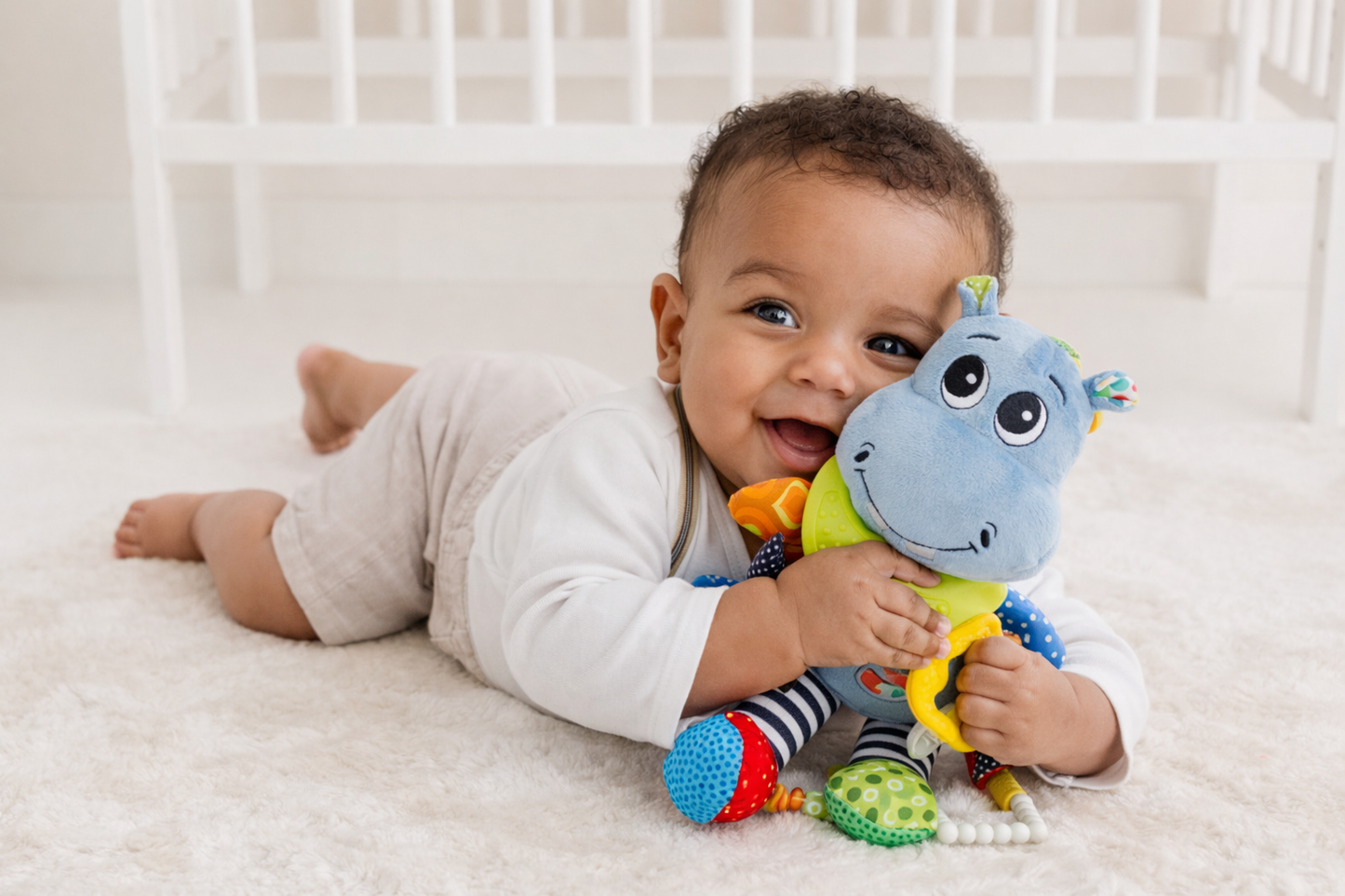Balibazoo–Hippo Clip-On Hanging Toy