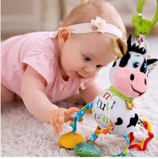 Balibazoo–Caesar The Cow Clip-On Hanging Toy