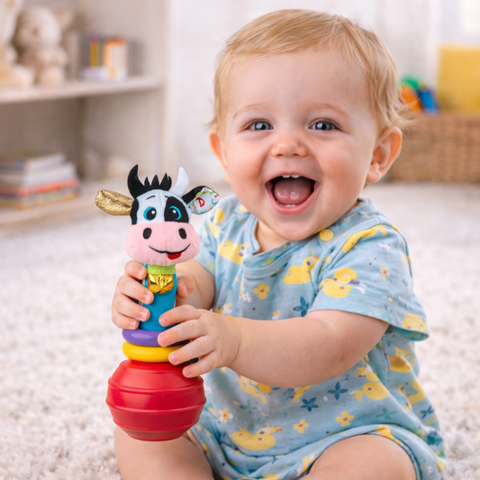 Balibazoo–Clara The Cow Rattle Toy