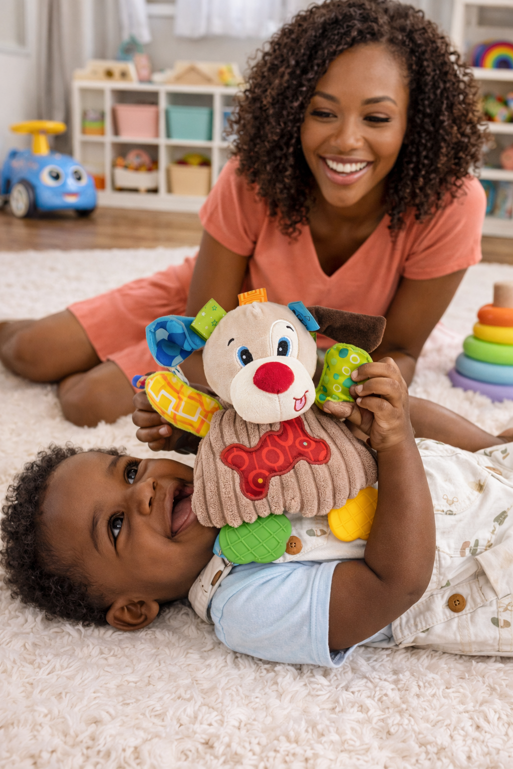 Balibazoo–Crinkle Puppy Pedro Plush Toy