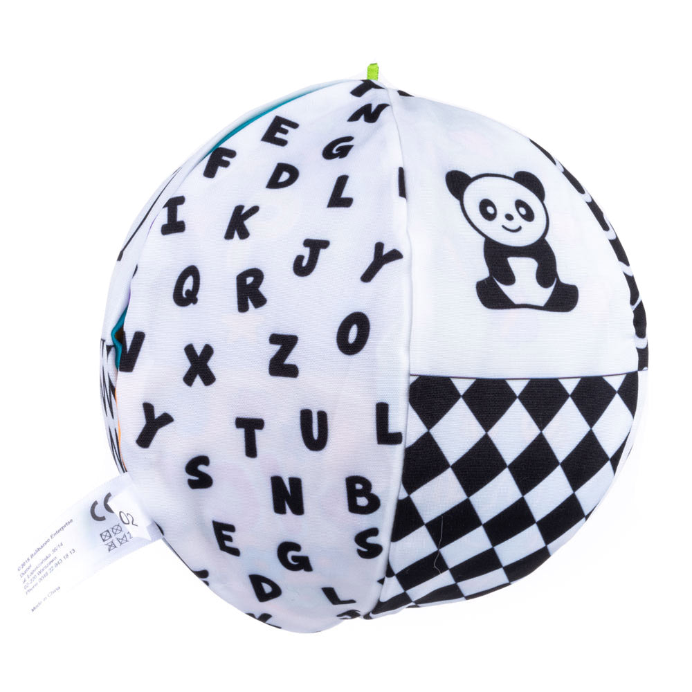 Balibazoo - Double-Sided Sensory Ball - Black & White + Color Learning Toy