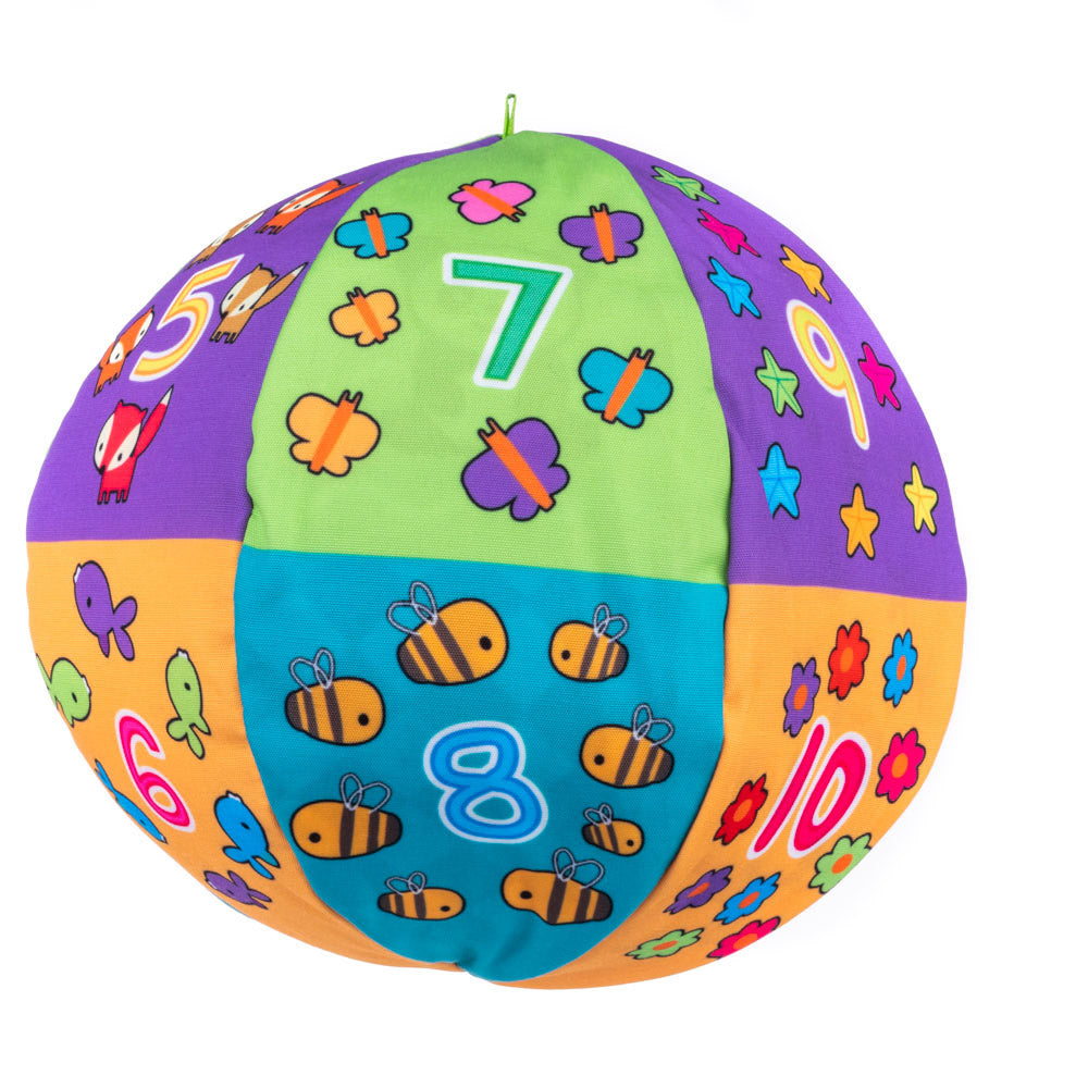 Balibazoo - Double-Sided Sensory Ball - Black & White + Color Learning Toy