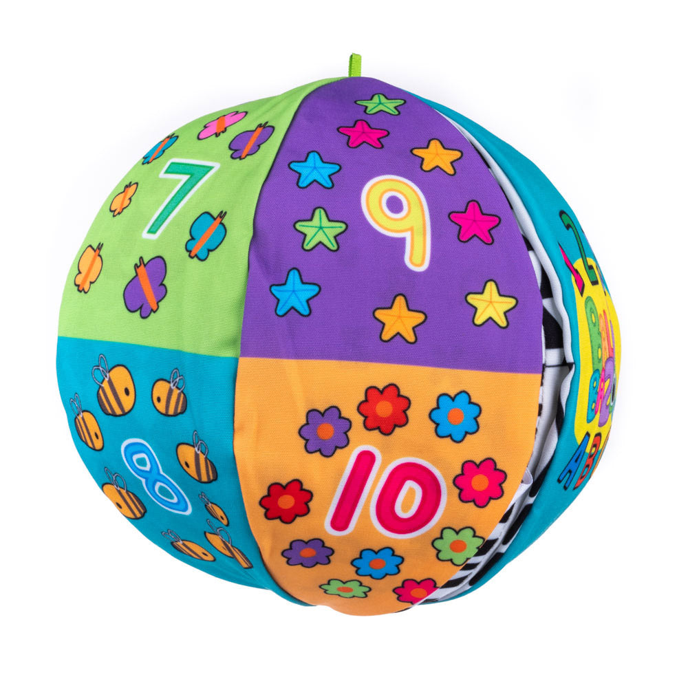 Balibazoo - Double-Sided Sensory Ball - Black & White + Color Learning Toy