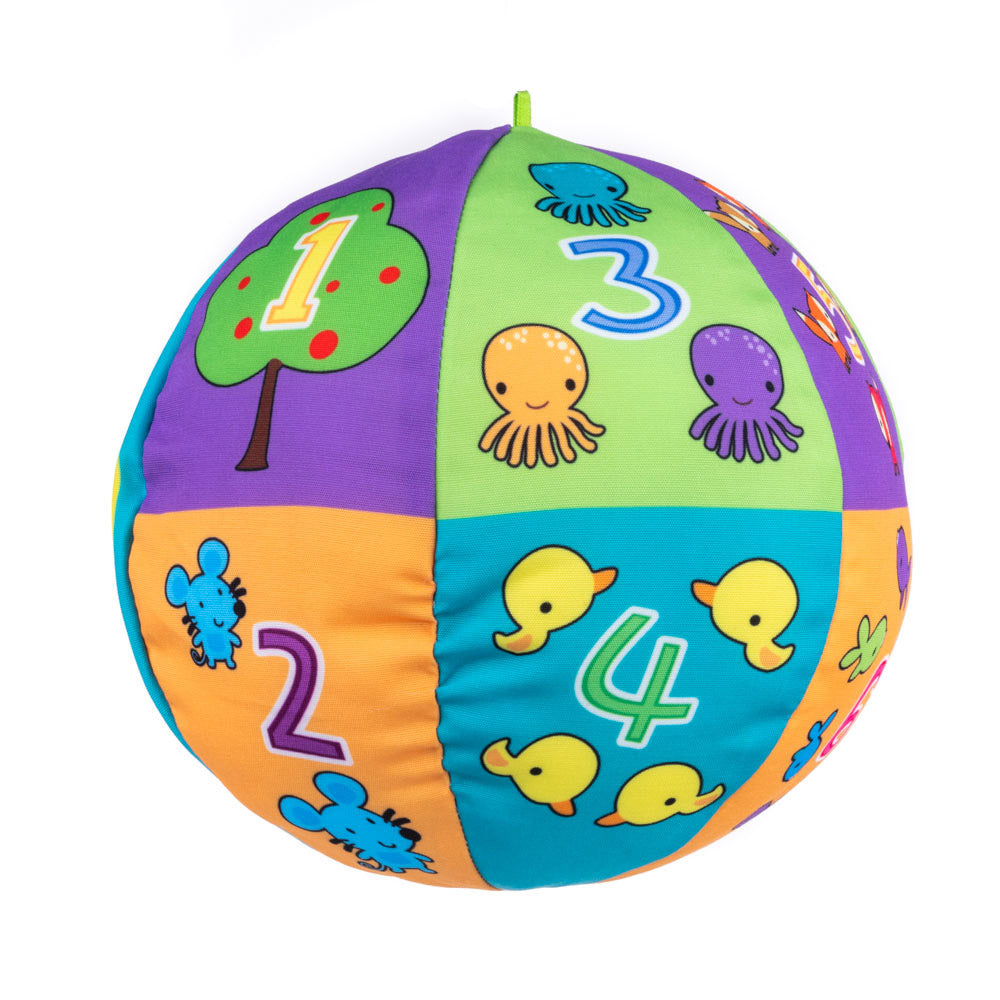 Balibazoo - Double-Sided Sensory Ball - Black & White + Color Learning Toy