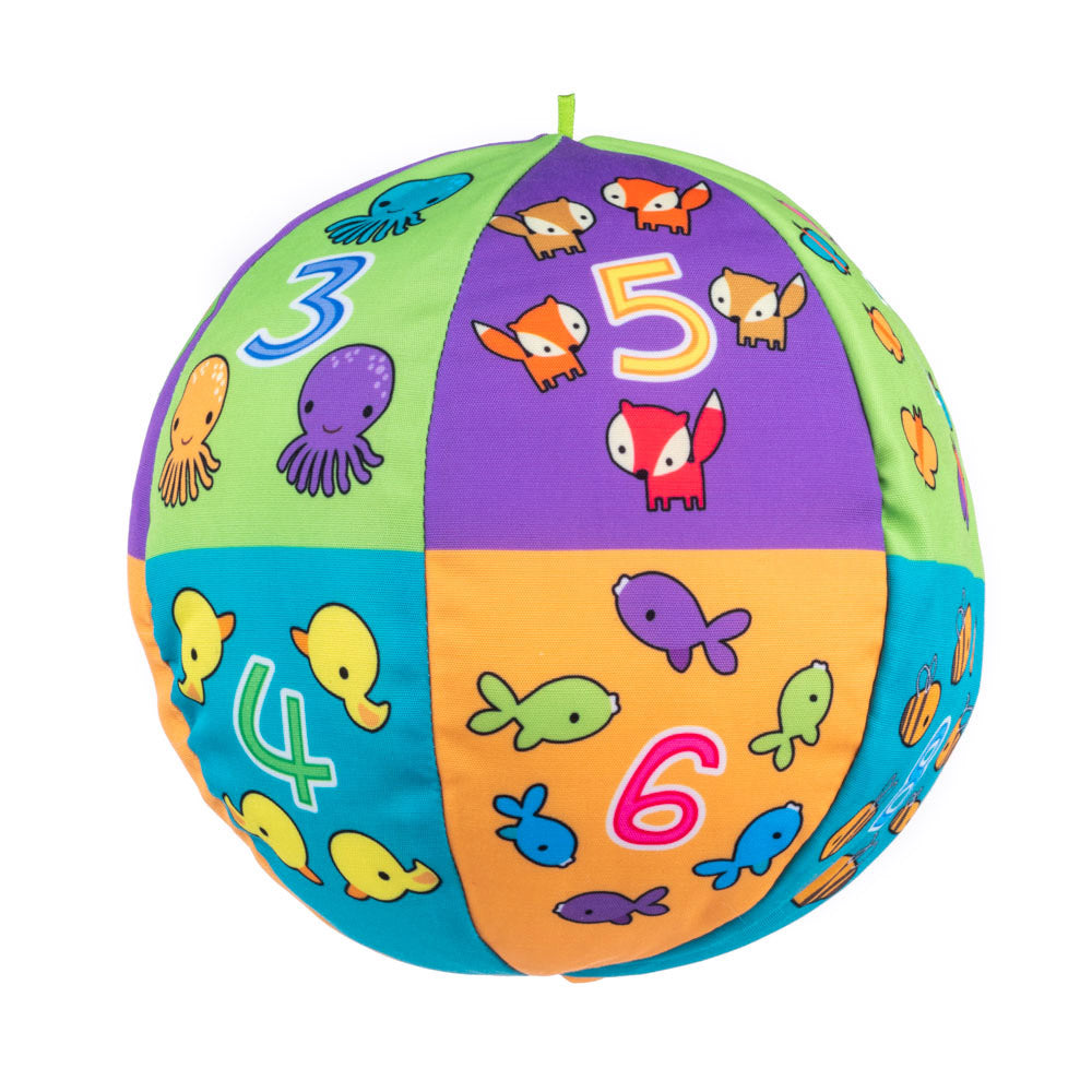 Balibazoo - Double-Sided Sensory Ball - Black & White + Color Learning Toy