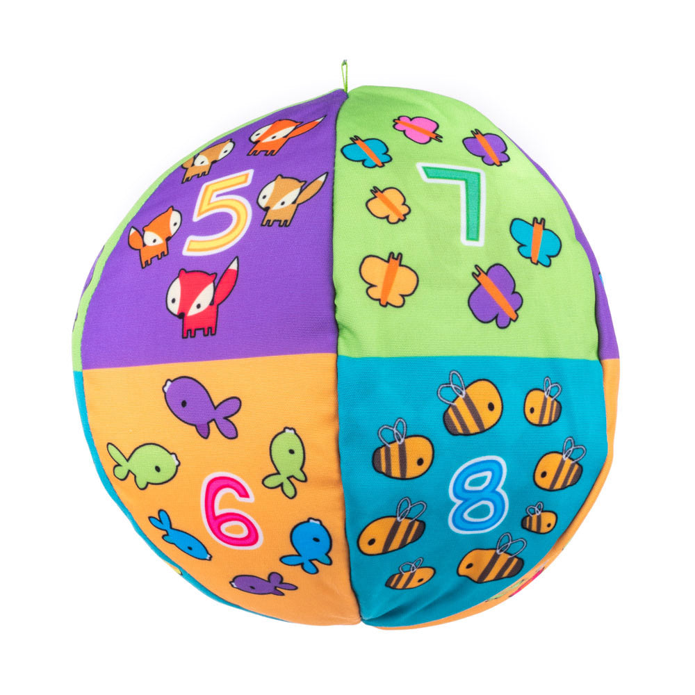 Balibazoo - Double-Sided Sensory Ball - Black & White + Color Learning Toy