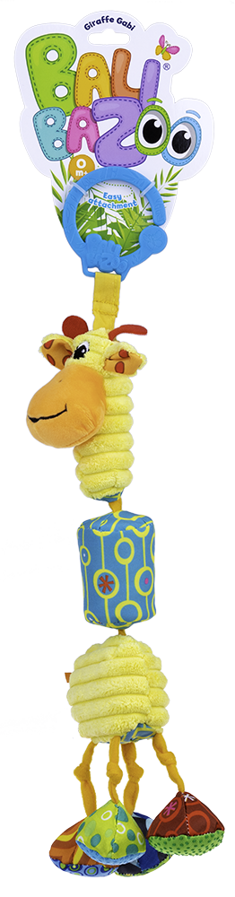 Balibazoo - Giraffe Gabi - Sensory Hanging Plush Toy