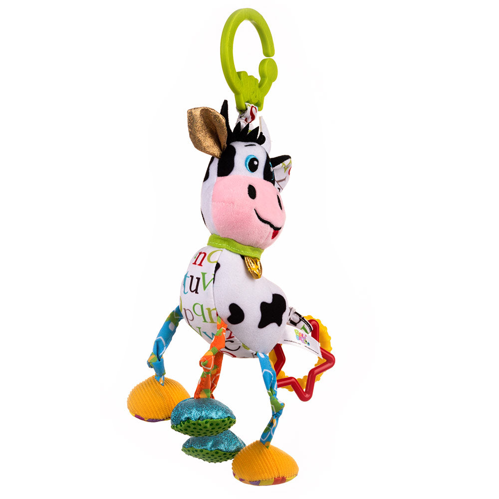 Balibazoo - Cow Caesar Sensory Hanging Plush