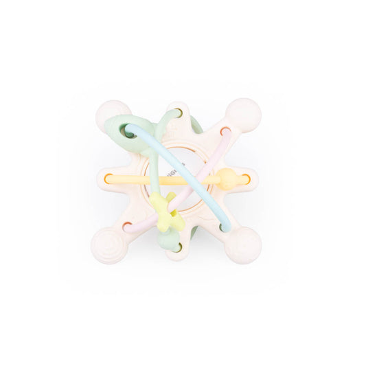 Cosmo Silicone Baby Rattle Teether – Pastel