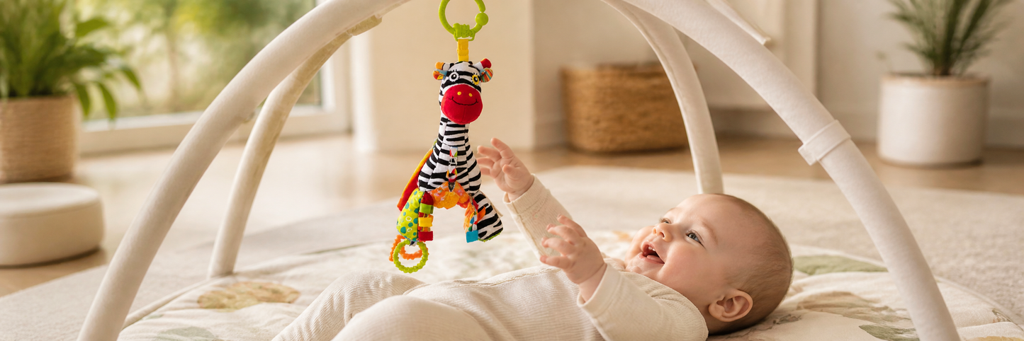 Balibazoo - Zoya the Zebra Musical Hanging Baby Toy
