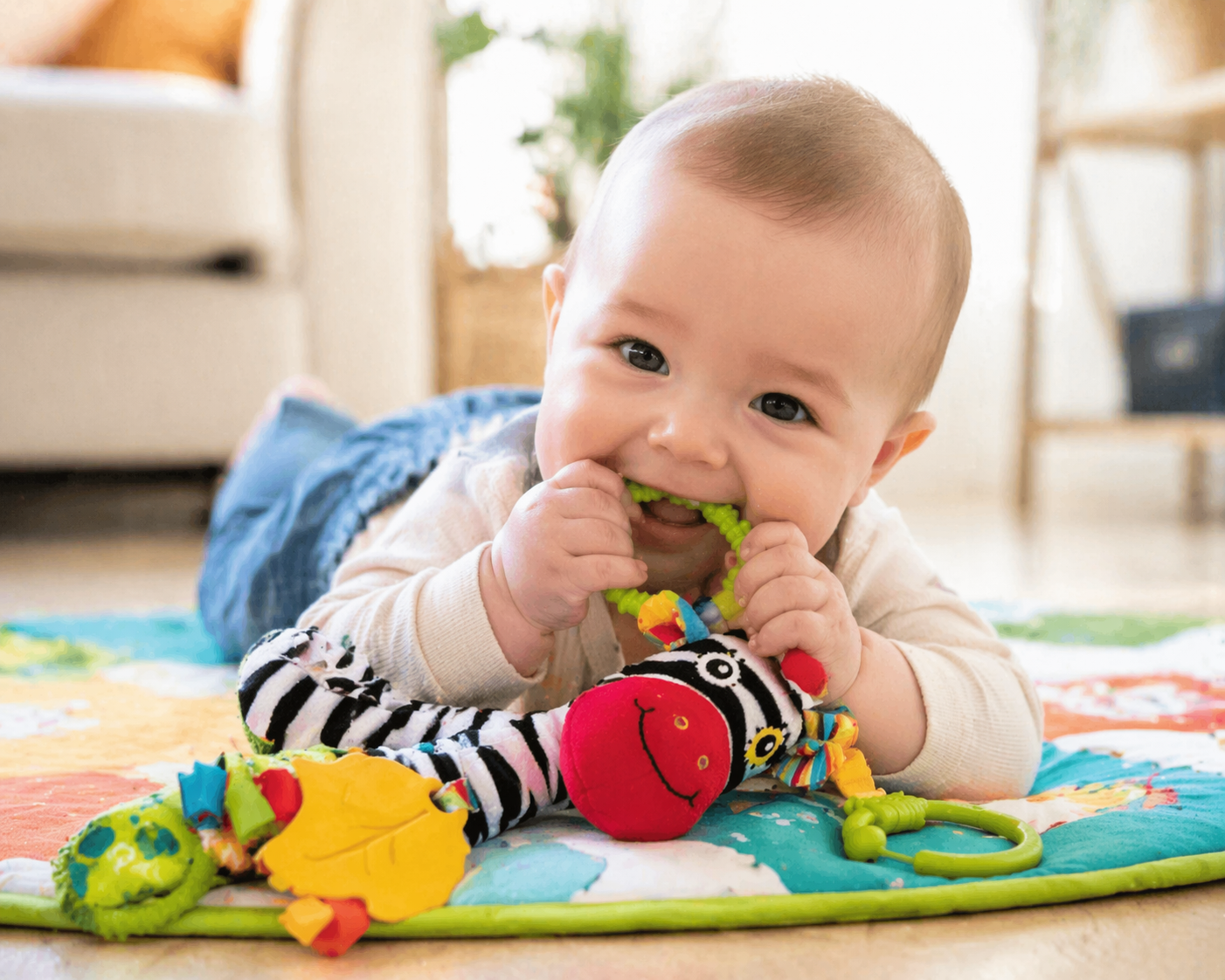 Balibazoo - Zoya the Zebra Musical Hanging Baby Toy